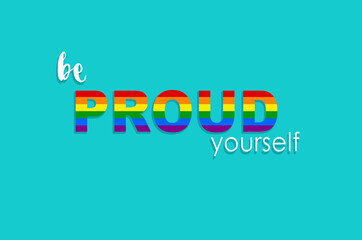 Fototapeta premium LGBT pride, human rights poster, background