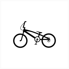 BMX Bike Vector Illustration Logo Design Inspiration