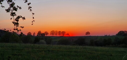Sonnenuntergang Aachen 1