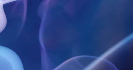 Abstract  defocused geometric curves 4k resolution background for wallpaper, backdrop and varied nature elegant design. Royal blue and purple colors.
