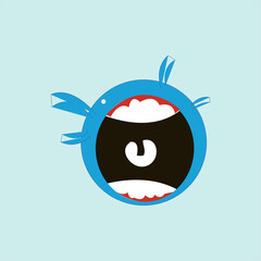 Funny cartoon jelly round characters, vector illustration, funny creatures kit for game design