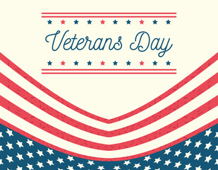 happy veterans day, typography stars flag national emblem