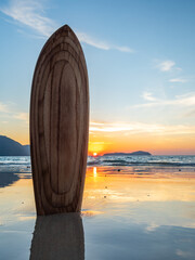 Surfboard on the beach