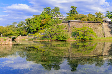 Fototapeta na wymiar 松江城　島根県松江市　 Matsue Castle Shimane-ken Matsue city