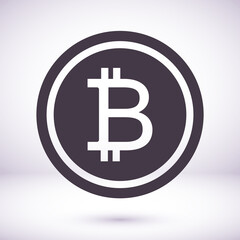 bitcoin icon . vector bitmain . illustration bitcoin . 10 eps bitcoin . simple image bitcoin
