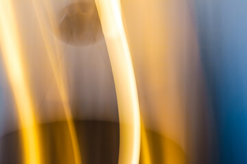 Light waves as abstract futuristic background, science and high tech designs