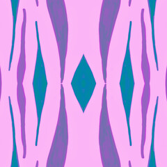 Seamless Animal Print. Abstract Tiger Texture. 