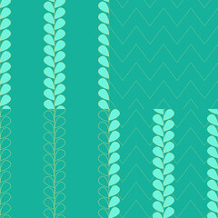 A set of 4 seamless patterns. Vector patterns.