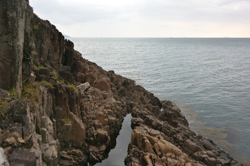View of the diamond bay of the South China Sea in Khanh Hoa Province