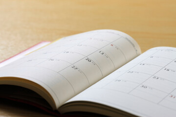 スケジュール表