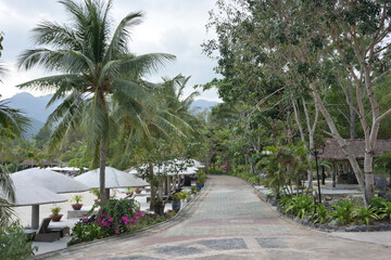 Fototapeta premium Beautiful scenery in the Khanh Hoa Province. Vietnam
