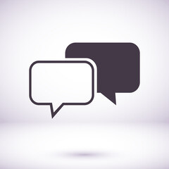 SMS mail vector icon. mail to receive SMS icon. mail to send SMS icon. mail for reading SMS flat
