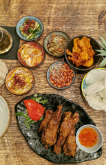 Chinese food selection