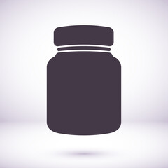 Honey jar   icon . vector Honey jar   . illustration Honey jar   . 10 eps Honey jar . simple image Honey jar