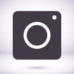 Camera vector Icon in trendy flat style isolated on grey background vector Icon. Camera symbol for your web site design, logo, vector Icon app, UI. vector Icon illustration,