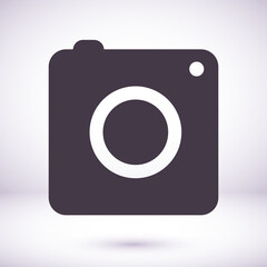 Camera vector Icon in trendy flat style isolated on grey background vector Icon. Camera symbol for your web site design, logo, vector Icon app, UI. vector Icon illustration,