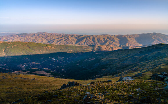View from the top.  Viewpoint of Trevelez, Spain.