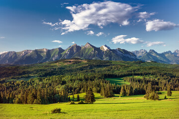 High Tatras (Belianske Tatry) mountains national park in Slovakia