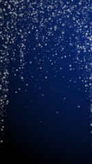 Beautiful snowfall Christmas background. Subtle fl