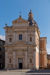 Fototapeta na wymiar Die Kirche Insigne Collegiata di Santa Maria in Provenzano in Siena in der Toskana in Italien