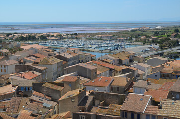 view of the city gruissan