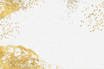 和紙と金のグリッターアート背景テクスチャフレーム
