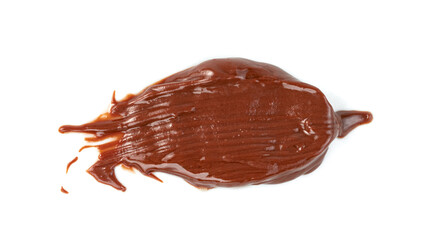 Chocolate spread isolated on white background