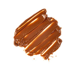 Chocolate spread isolated on white background