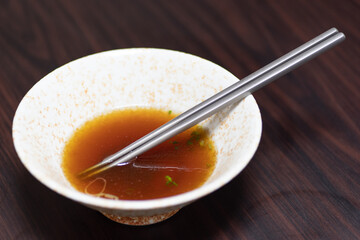 食後のラーメン