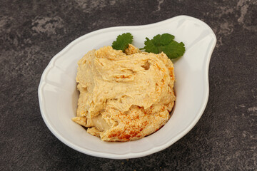 Vegan dietary cusine - humus snack