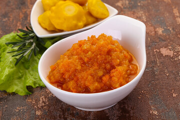 Zucchini squash caviar
