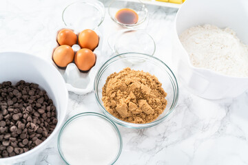Baking cookies