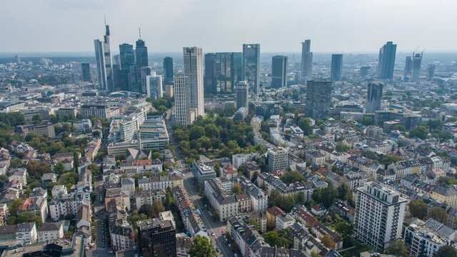 Frankfurt Skyline - Drohnenaufnahme