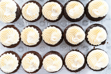 Baking cupcakes