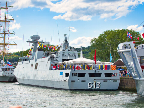 Tarik Ben Ziyad, name of marine boat from Morocco, at Armada