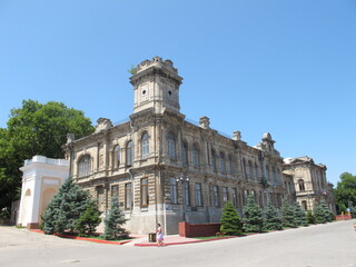 The building of Alexander gymnasium in Kerch, Crimea