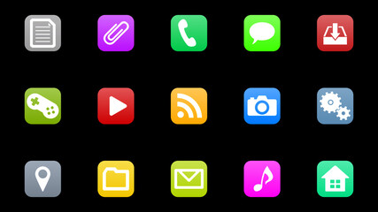 Technology Icon Network Symbol Digital devices on the Internet 3D illustration