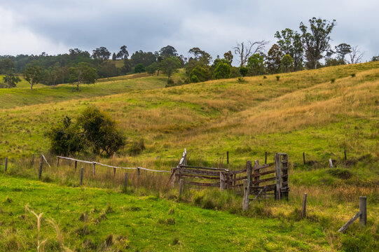 A day out in the country with rural farmland