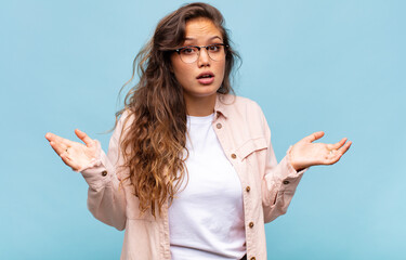  looking shocked and astonished, with jaw dropped in surprise when realizing something unbelievable
