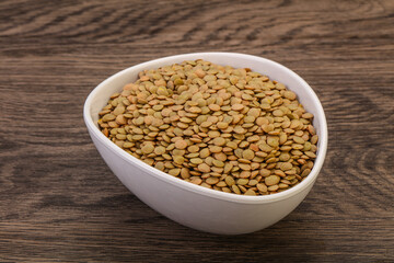 Vegan cuisine - Dry lentil heap