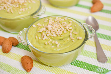 Avocado pear dessert