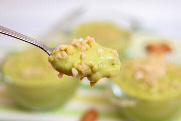 Avocado pear dessert