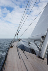 Sailing at Northsea. Waddenzee.. Noordzee. Super sailing yacht. Netherlands. Sailingboat. sail.