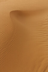Waves of Sand Texture, Dunes of the Desert.