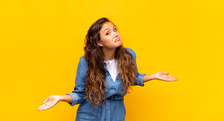  feeling clueless and confused, having no idea, absolutely puzzled with a dumb or foolish look