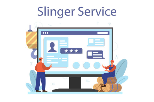 Slinger online service or platform. Professional workers