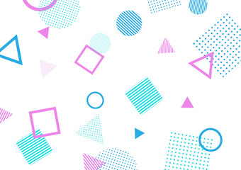 幾何学模様の抽象的な背景イラスト