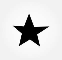 Doodle star icon. Vector illustration.