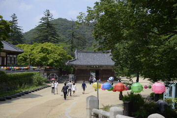 Magoksa Temple in Jeongan, Korea 대한민국 정안 마곡사