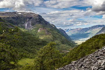 Mountain view from northern Norway.